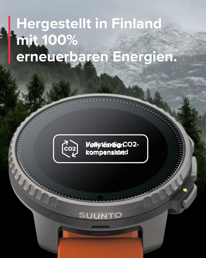SUUNTO Vertical Abenteuer Uhr - GPS Smartwatch, Akkulaufzeit bis zu 65 Tagen, Militärgeprüftes Gehäu