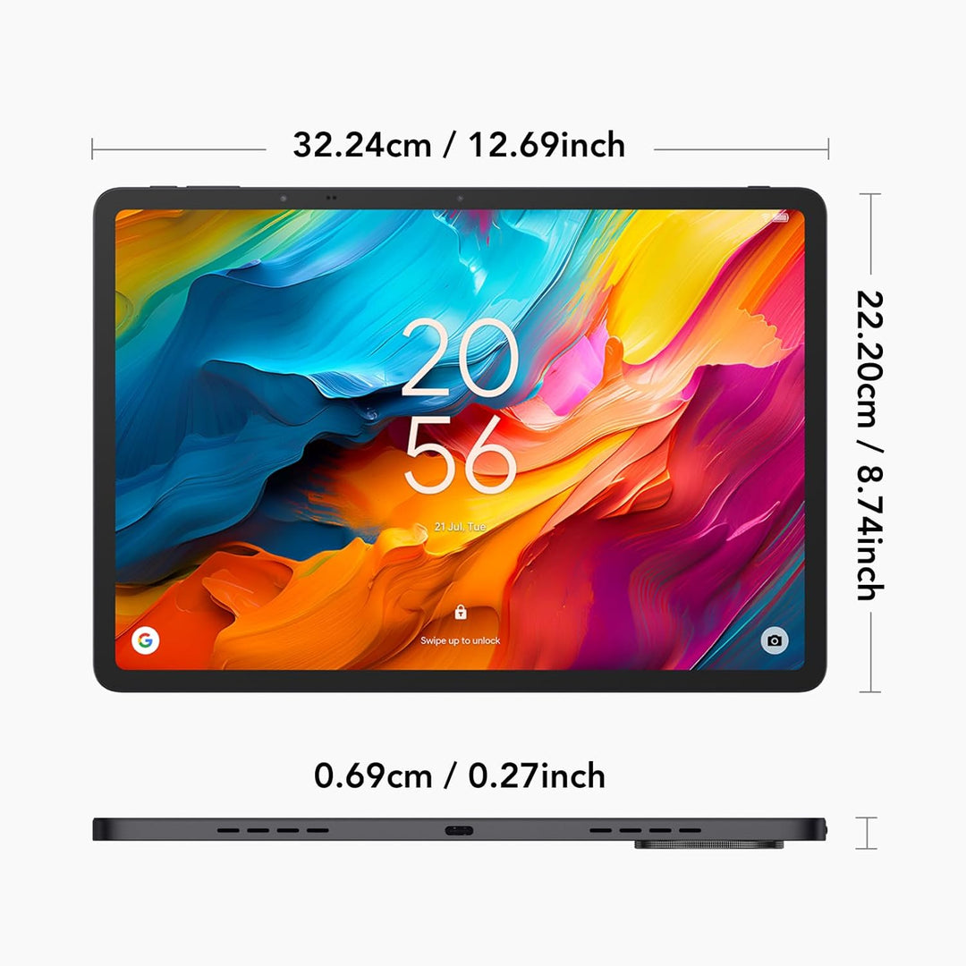 TCL NXTPAPER 14 Tablet mit Flipcase und T-Pen, 14,3" 2.4K NXTPAPER Display, 256GB Speicher, 8GB RAM