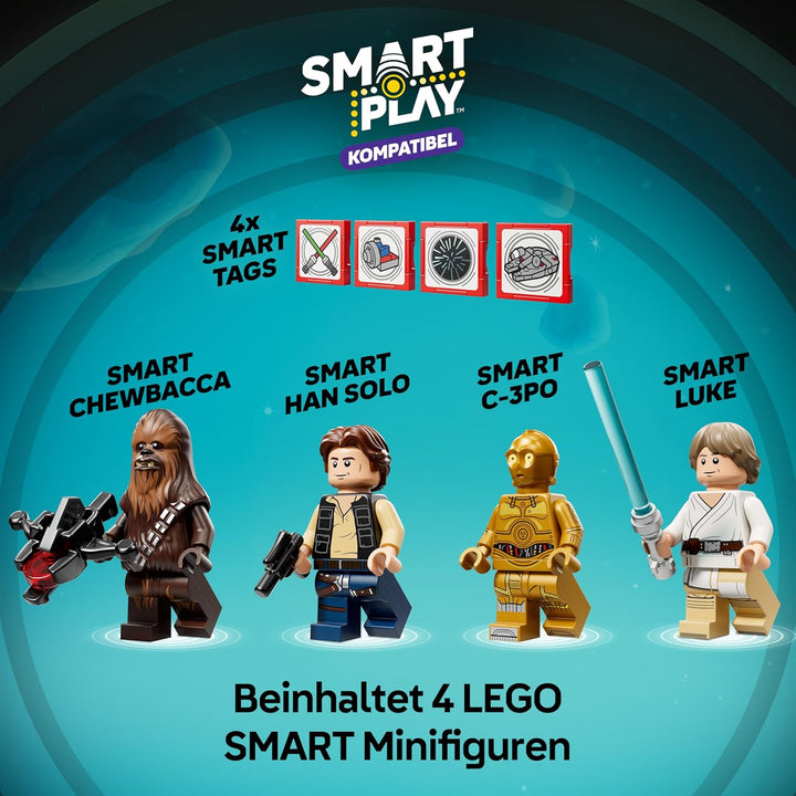 LEGO Star Wars 75426 SMART Play: Millennium Falke Modell - Kompatibles Interaktives Spielzeug inkl.