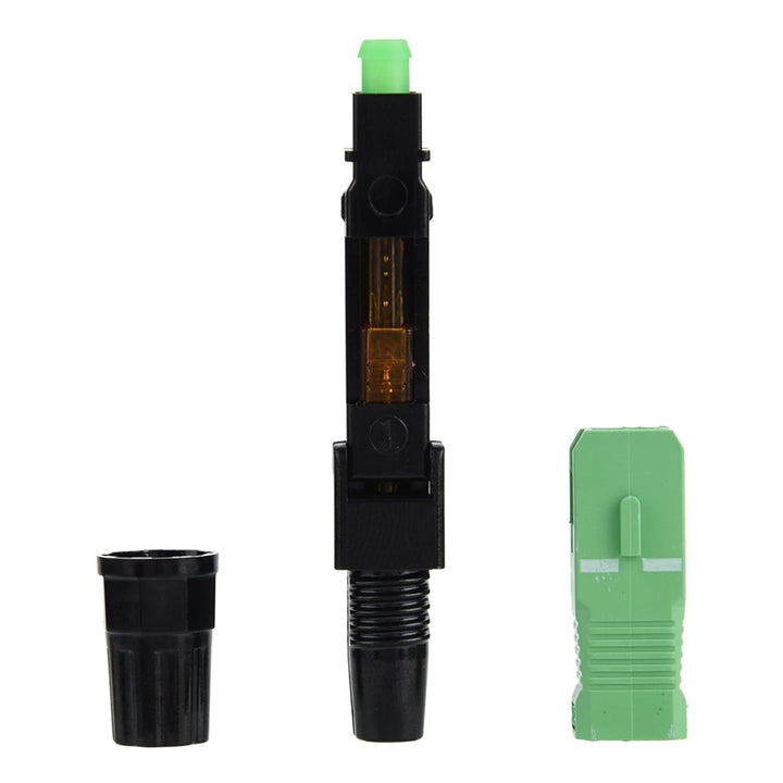 FTVOGUE 100Stück Embedded Optic Fiber Schnellkupplung Verbindungsadapter für FTTH Industrial Electri