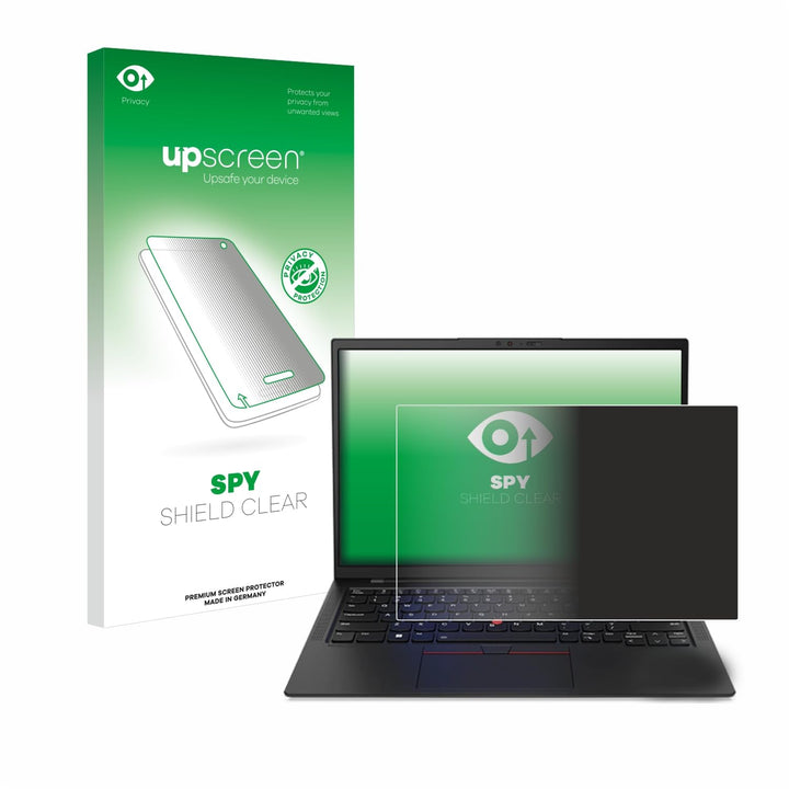 upscreen Anti-Spy Blickschutzfolie für Lenovo ThinkPad X1 Carbon 14" Gen 11 Privacy Screen Displaysc