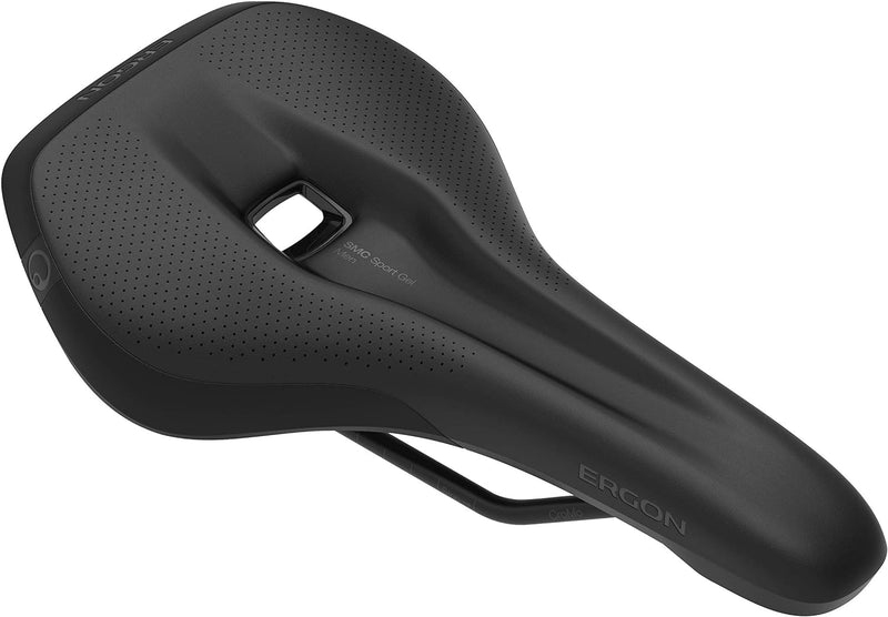 Ergon SMC Sport Gel ergonomischer MTB Fahrrad Sattel schwarz Stealth Schwarz S/M, Stealth Schwarz S/