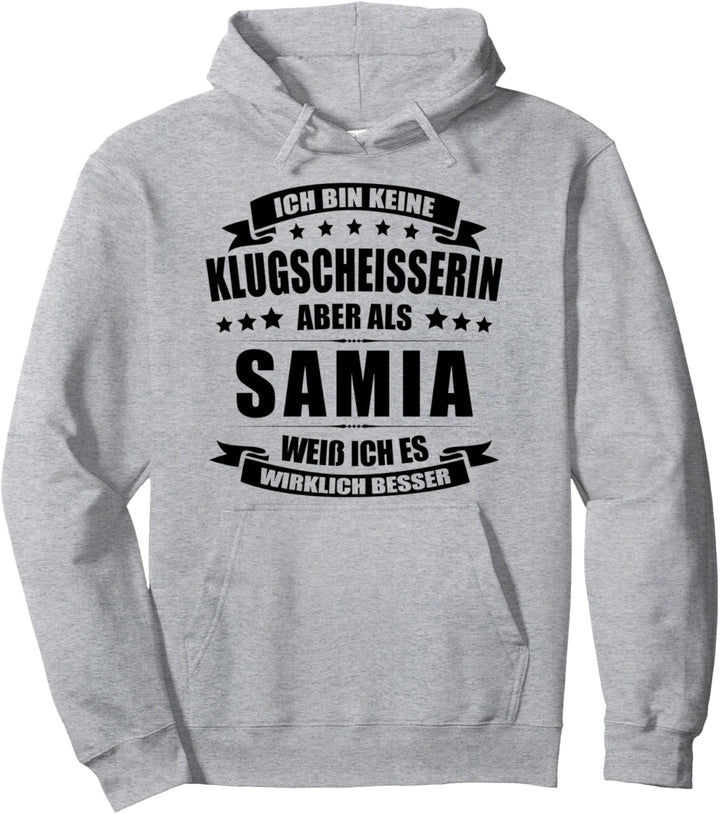 Name Samia Vorname Namensgeschenke Namenstag Fun Pullover Hoodie