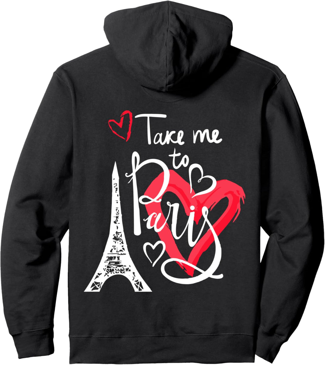 Eiffelturm, J'aime Paris, Frankreich Pullover Hoodie