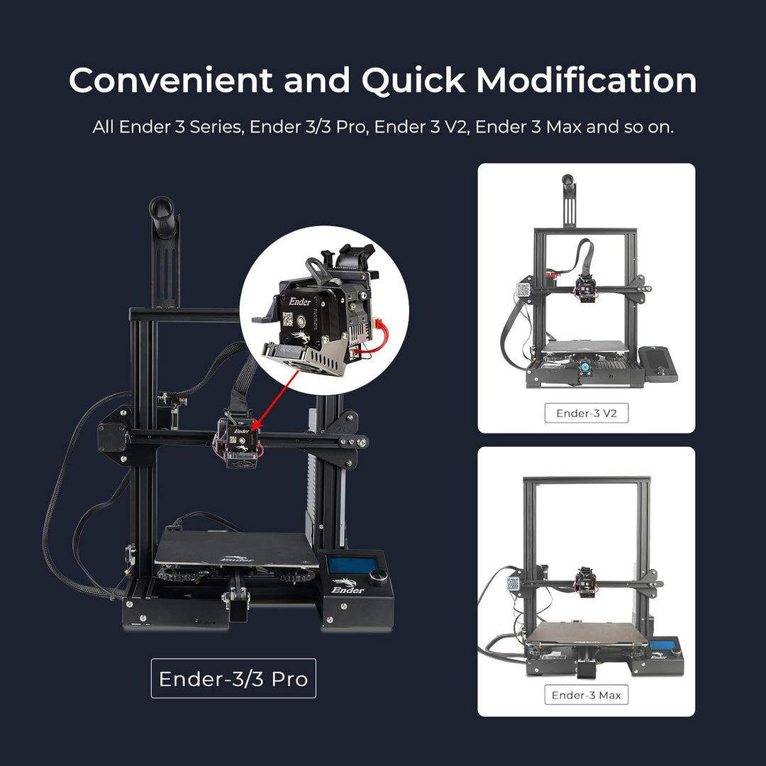 Creality Sprite Extruder Pro Upgrade Kit für Creality Ender 3/Ender 3 V2/Ender 3 Pro/Ender 3 MAX/End