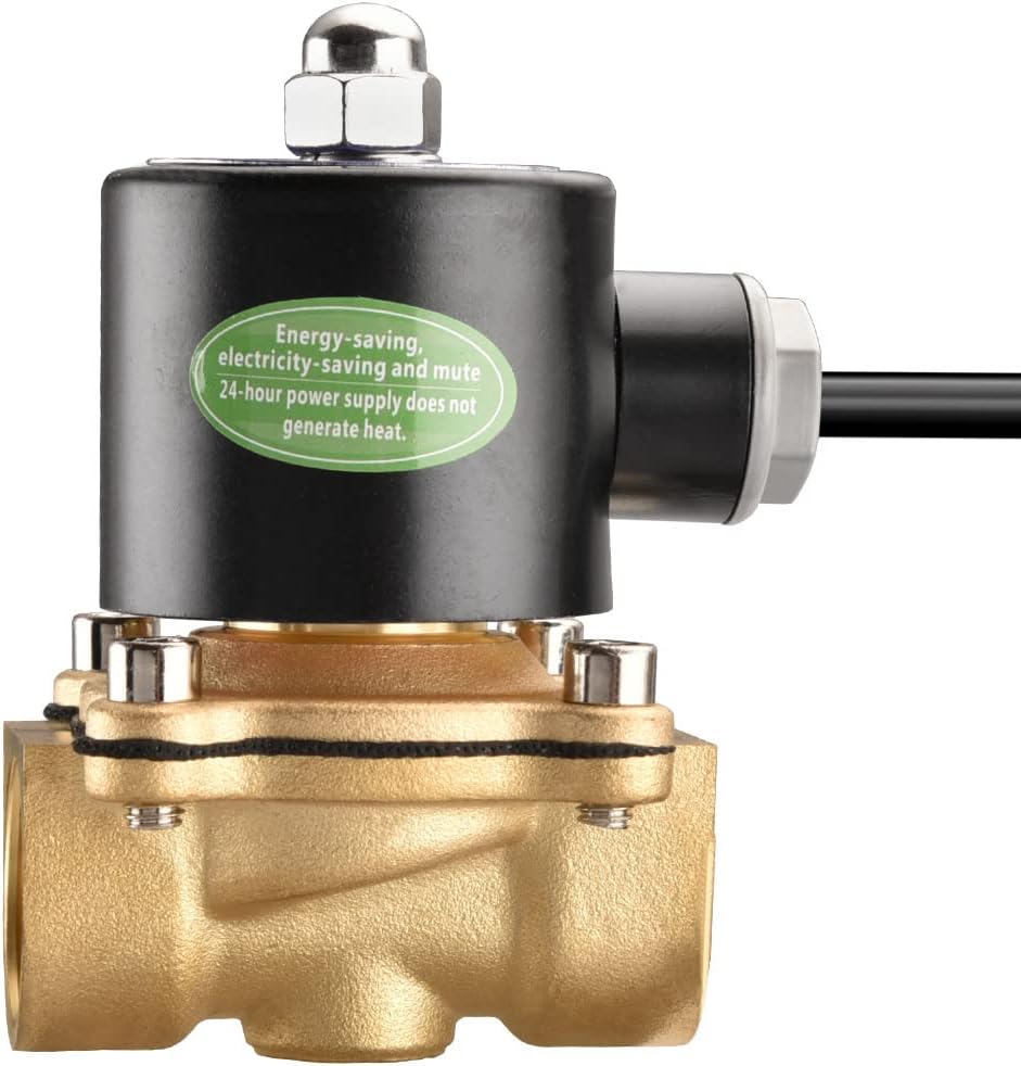 Heschen Messing Elektrisches Magnetventil, 2W-200-20J, 3/4 Zoll, AC220V, Direct Action Wasser Air, N