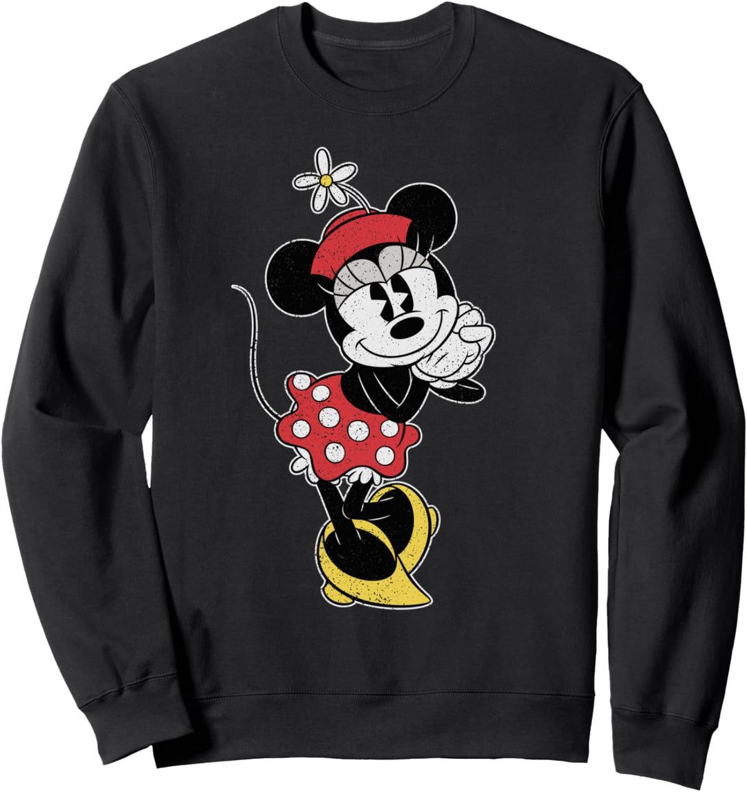 Disney Vintage Minnie Mouse Sweetheart Pose Sweatshirt