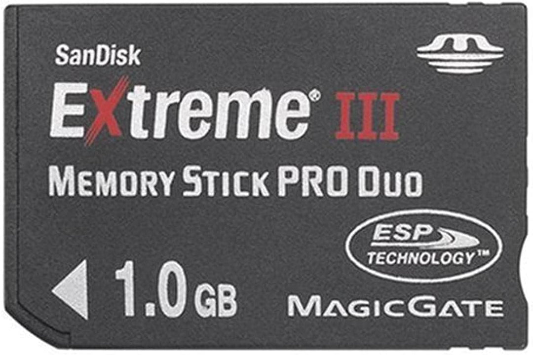 SanDisk Extreme III Memory Stick Pro Duo Speicherkarte 1GB (original Handelsverpackung)