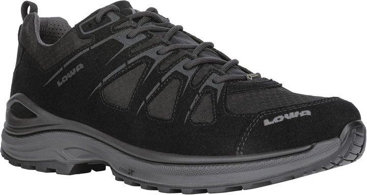 LOWA INNOX EVO GTX LO Unisex Wanderschuh Trekking Outdoor Goretex 310611 navy 46 EU Schwarz, 46 EU S