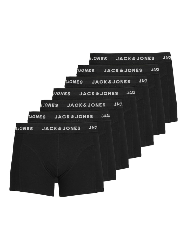 JACK & JONES Male Shorts 7er-Pack Shorts S Schwarz-weiss, S Schwarz-weiss