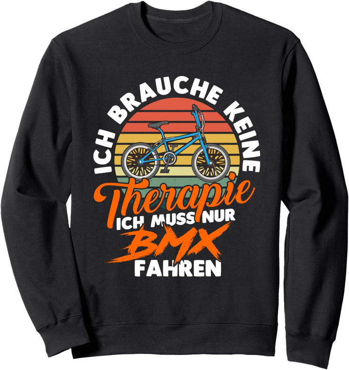 Fahrradfahrer Opa Grossvater Rad BMX Sweatshirt