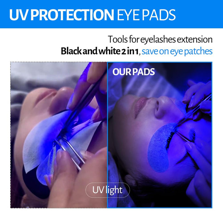 Lunamoon 2in1 UV Augenpads für Wimpernverlängerung Wimpern Pads Wimpernverlängerung Pad Eye Gel Patc