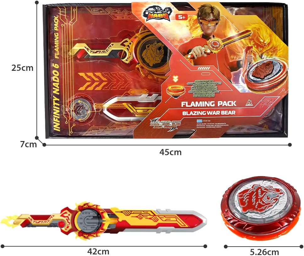 INFINITY NADO Kreisel für Kinder Split Series Metall Spielzeug Jungen, Battle Tops Kreisel Launcher