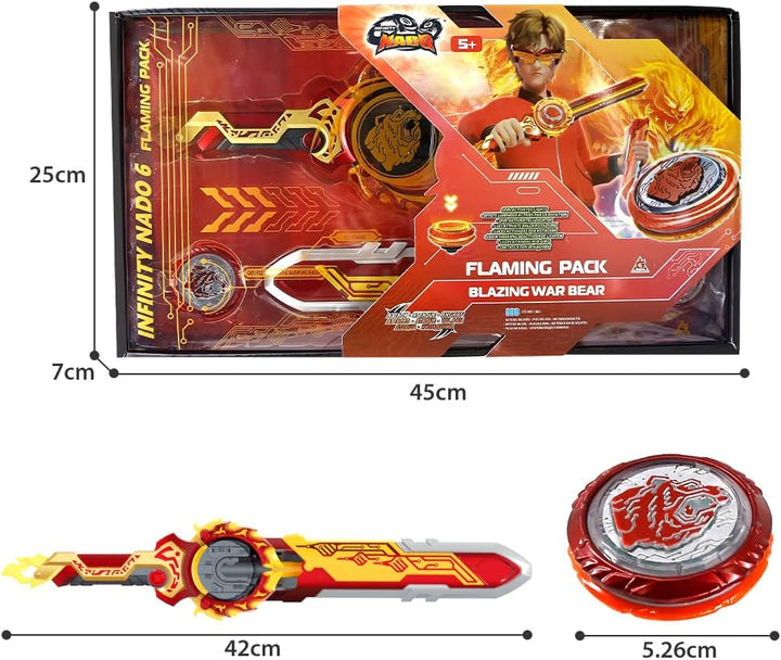 INFINITY NADO Kreisel für Kinder Split Series Metall Spielzeug Jungen, Battle Tops Kreisel Launcher