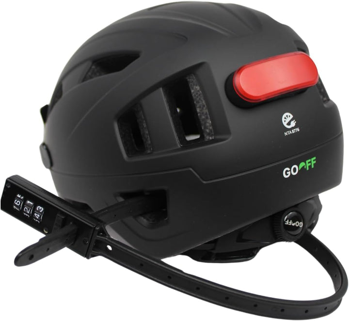 GO-OFF Helm Schloss – Sicherer Helm Verschluss für Skihelm und Fahrradhelm – Helm Schluss Fahhrad -