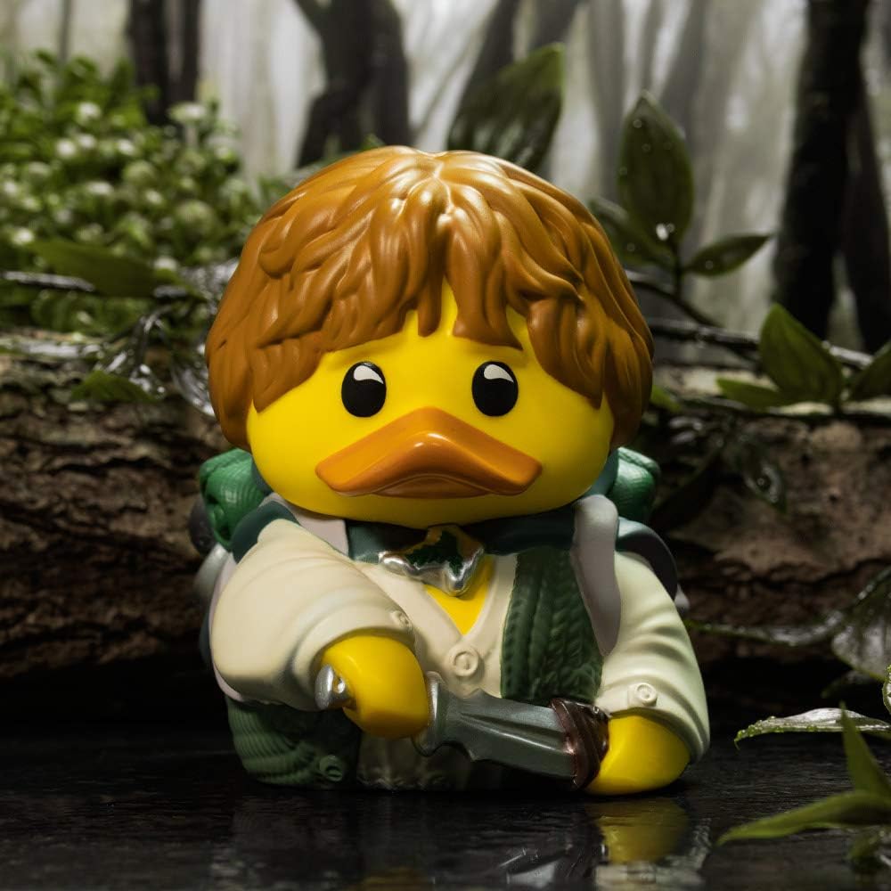 TUBBZ Box-Ausgabe Samweis Gamdschie Sammler-Vinyl-Gummiente Figur - Offizielles Der Herr der Ringe M