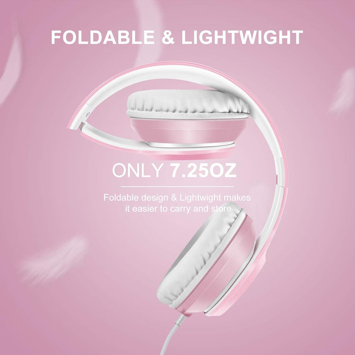 LORELEI X8 Over-Ear-Kopfhörer mit Mikrofon mit 1,45 m verwicklungsfreier Nylonschnur und 3,5-mm-Stec