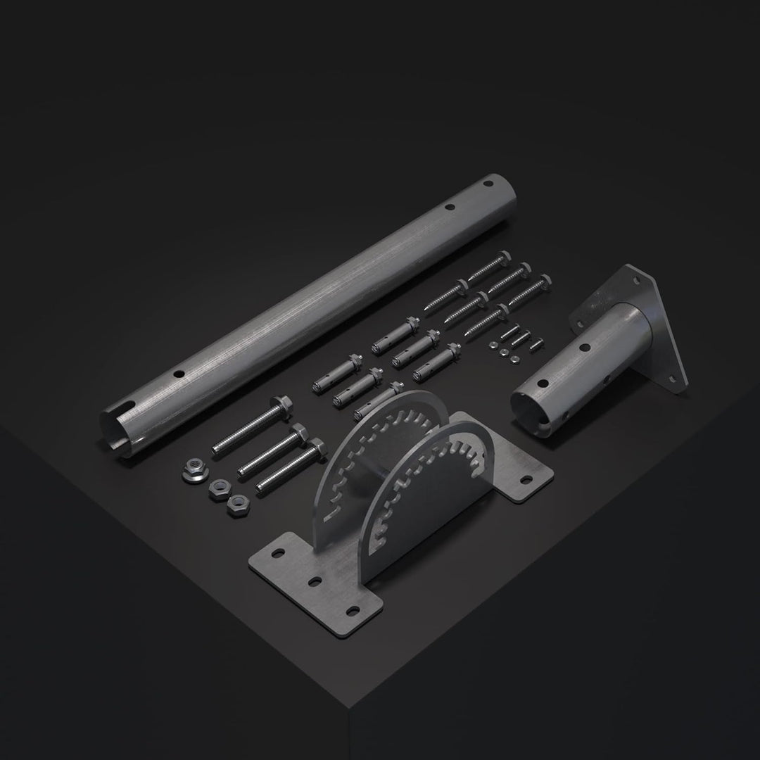 Starlink Mini Halterung Dach aus Edelstahl, Neigbarer Winkel einstellbar, Schwerlast für Dach und Wa