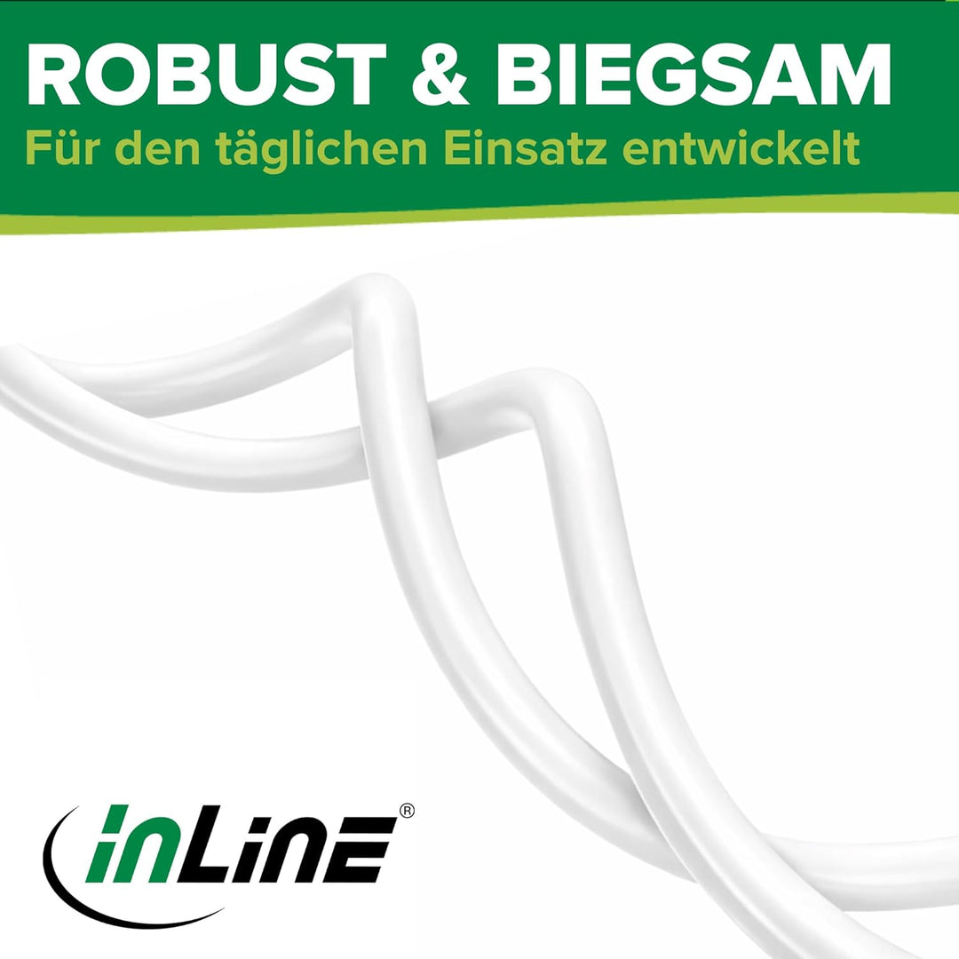 InLine Schutzkontakt-Verlängerungskabel CEE 7/7 für Innenbereich, GS-zertifiziert mit Kinderschutz,