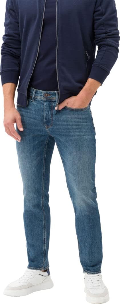 BRAX Herren Style Chris Vintage Flex Light Jeans 42W / 34L Blue Indigo Used, 42W / 34L Blue Indigo U