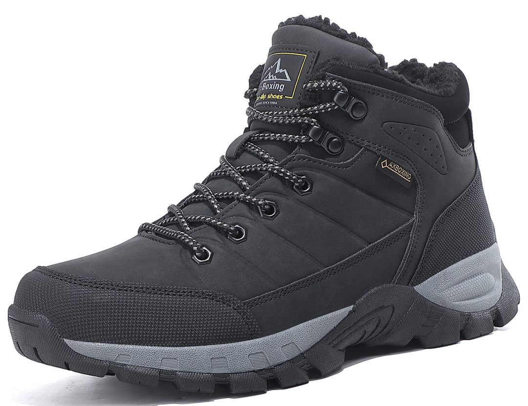 ARRIGO BELLO Winterschuhe Herren Winterstiefel Wanderstiefel Trekking Stiefel Gefüttert Warm Rutschf
