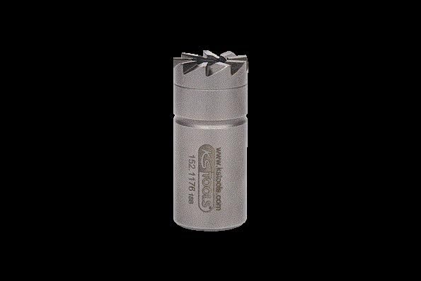 KS Tools 152.1176 Injektor-Dichtsitzfräskopf flach Ø 17/17mm, 38mm