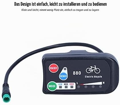 Tbest Markenlose E Display 6 Pin, E Fahrrad Display, Display,Elektrofahrrad-LCD-Display,Elektrofahrr
