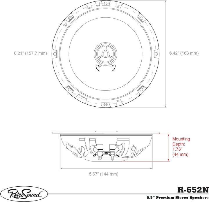 RetroSound R-652N - 16,5 cm Coaxsystem