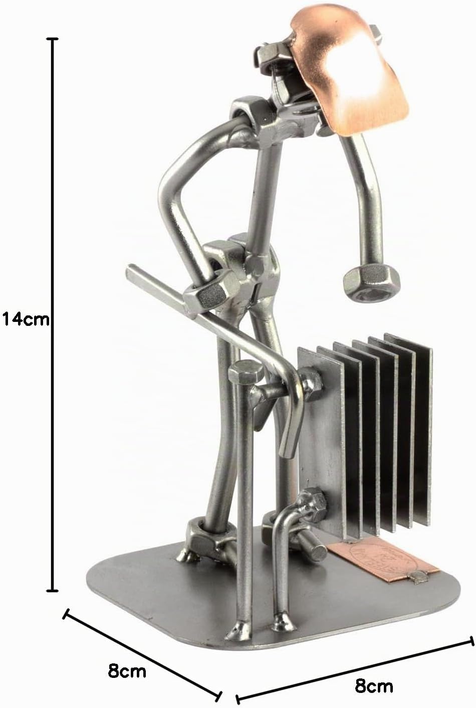 Steelman24 I Schraubenmännchen Heizungsinstallateur I Made in Germany I Handarbeit I Geschenkidee I