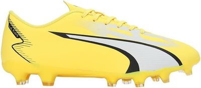 PUMA Herren Ultra Play Fg/Ag Fussballschuh 44.5 EU Gelb Schwarz Yellow Blaze Puma White Puma Black,