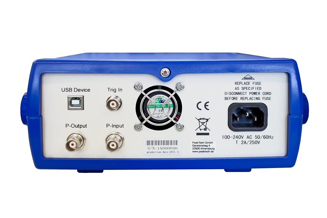 PeakTech Funktionsgenerator 10µHz - 3MHz mit 10W Leistungsverstärker / Fernsteuerung über USB / FM,