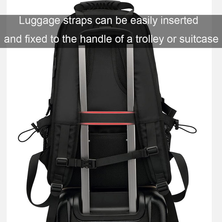 50L 60L 80L Reiserucksack Herren Gross, Erweiterbar Handgepäck Rucksack,17-Zoll Laptoptasche Rucksac