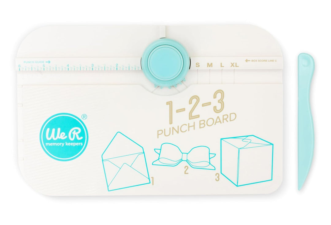 We R Memory Keepers 123 Punch Board 662530, 3.1 x 1.45 x 0.5 cm