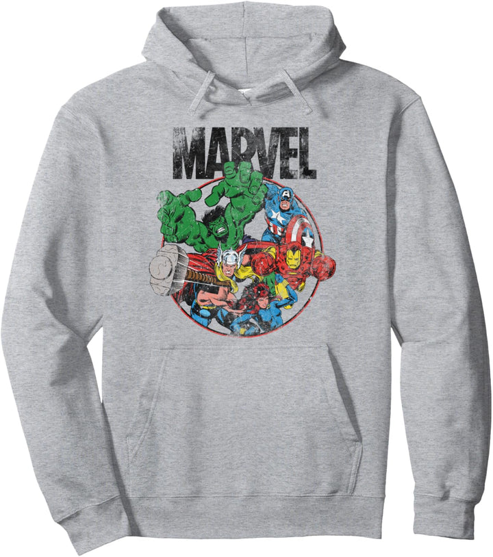 Marvel Sphere Black Pullover Hoodie