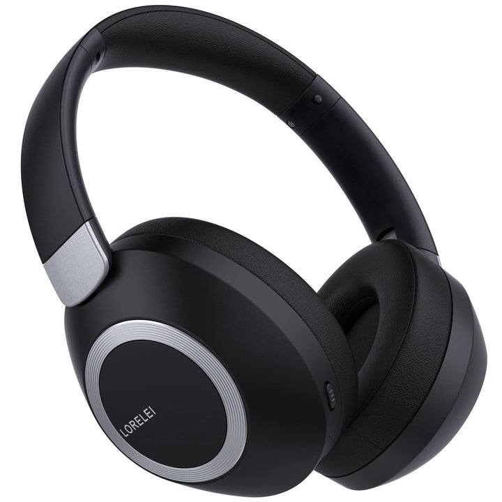 LORELEI B-C6 Kabellose Over-Ear-Kopfhörer, 50H Playtime Faltbare, leichte Bluetooth-Headsets, Tiefe