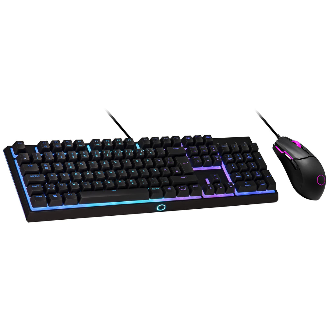 Cooler Master MS110 RGB-Tastatur &amp; Gaming-Maus Kombination – Lineare mem-chanische Schalter, 26 Anti