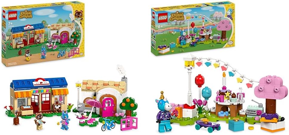 LEGO Animal Crossing Nooks Laden und Sophies Haus Set, kreatives Spielzeug & Animal Crossing Jimmys