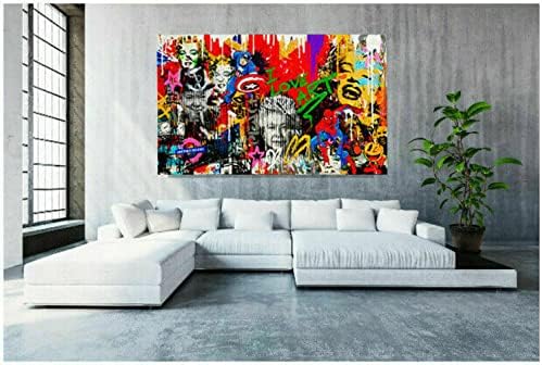 Magic Canvas Art Pop Art Charaktere Leinwandbild 1- teilig Hochwertiger Kunstdruck Wandbilder B8132,