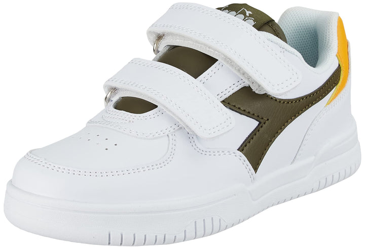 Diadora Unisex Kinder Raptor Low Ps Gymnastikschuh 31 EU Weiss Grün, 31 EU Weiss Grün