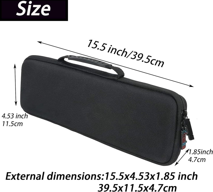 Khanka Hartschalen-Schutzhülle für AKAI Professional Pro LPK25 Wireless Keyboard Master MIDI Bluetoo