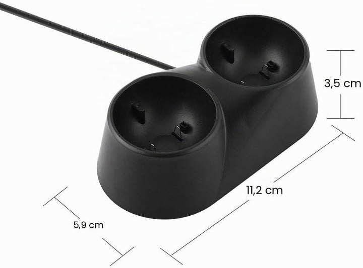 Yctze Controller-Ladestation für PS4 VR, Dual Charger Dock-Ladestationsständer, für Play Station PS4