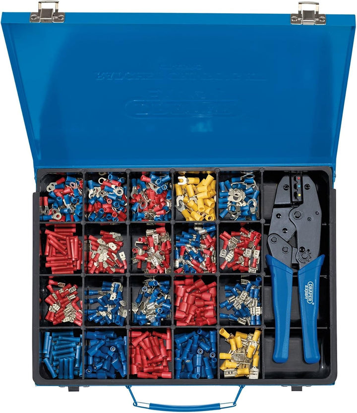 Draper Expert 56383 Crimp-Set mit Ratschen-Crimpzange