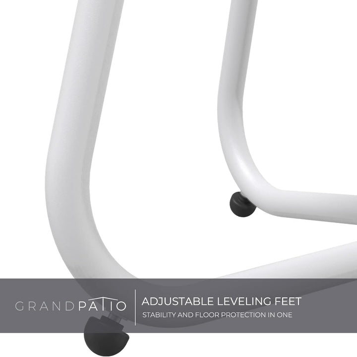 Grand patio Couchtische, Sofatisch, Leicht, Stabil, Einfacher Aufbau, Runder Kaffeetisch ideal für D