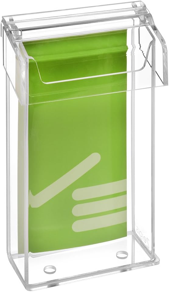 Zeigis DIN Lang Prospektbox / Prospekthalter / Flyerhalter im Hochformat, wetterfest, für Aussen, mi