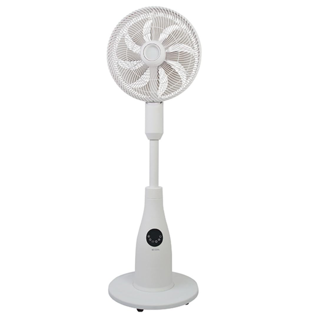 Be Cool Premium Sprühnebel Standventilator mit Fernbedienung | 80W | 2L Wassertank | 1500 m³/h | Osz