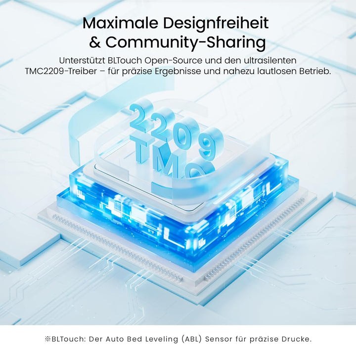 LONGER 3D Drucker LK5 Pro, Grosse Druckgrösse 30X30X40CM, 3D Printer mit 4,3 Zoll Touchscreen, Open