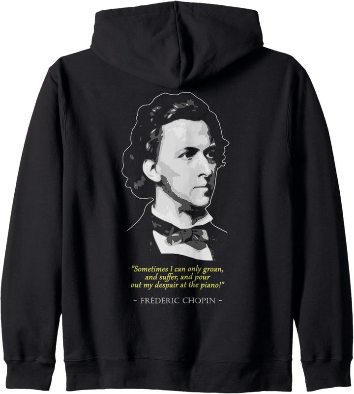 Frederic Chopin Zitat Kapuzenjacke
