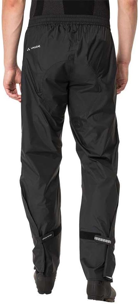 VAUDE Regenhose Herren Drop Pants lI, wasserdichte Outdoorhose für Fahrrad, leichte Überhose, atmung