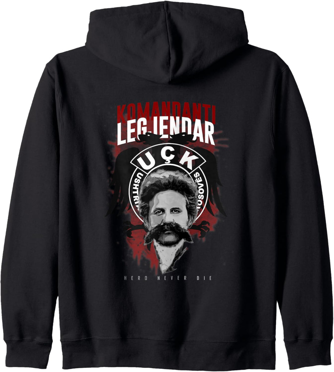 Liria ka emer Uçk Adem Jashari Kapuzenjacke