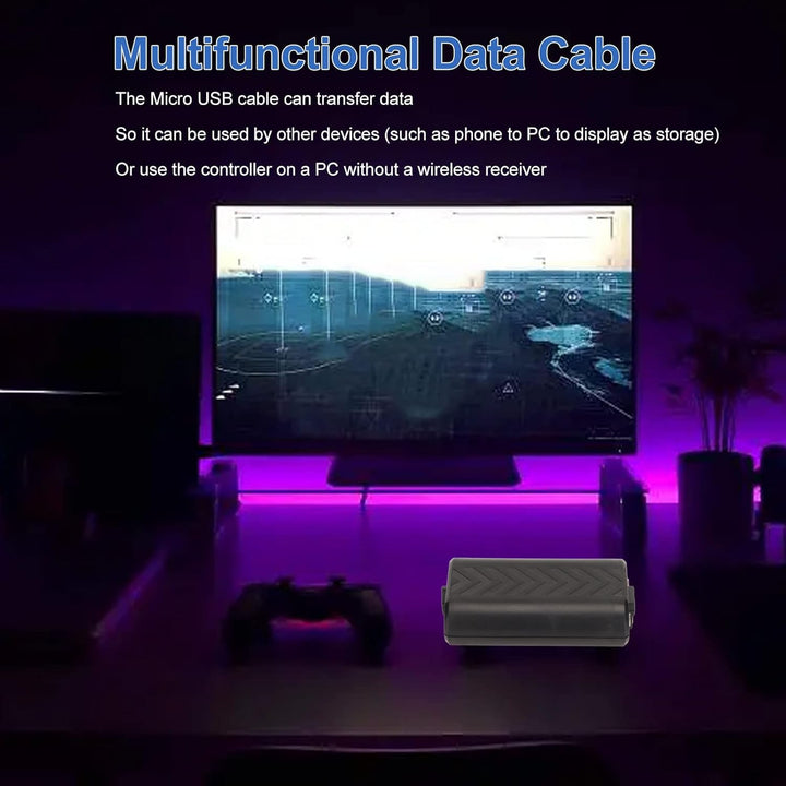 Controller Akkupack, 1200mAh Akkupack, ONE Controller Akkupack mit Ladeanzeige USB-Kabel für ONE S X